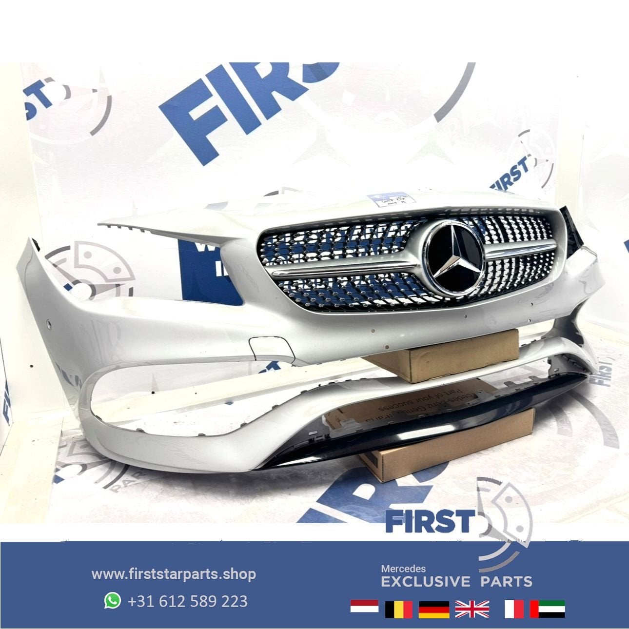 C117 X117 AMG BUMPER CLA Facelift AMG Voorbumper W117 A11788, Gebruikt, -, Voor, Ophalen of Verzenden