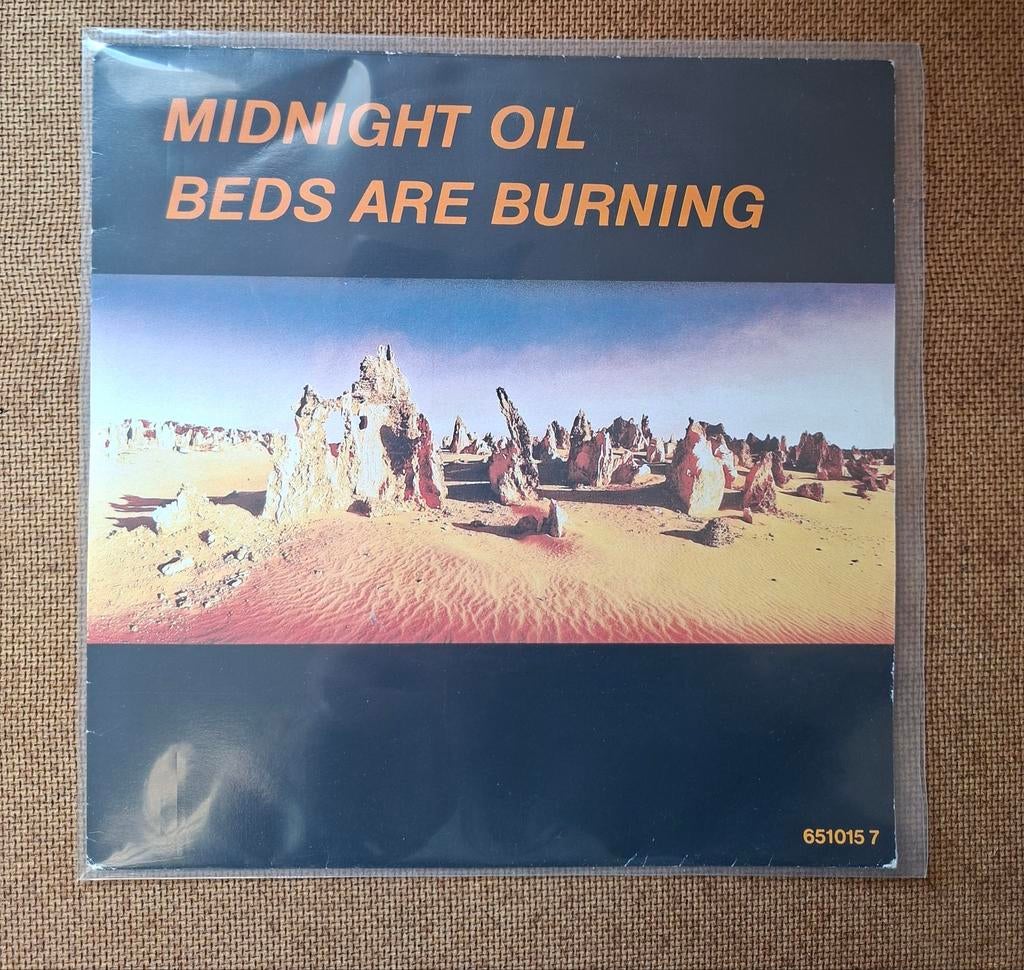Midnight oil - Beds are burning - Single is TOP, Cd's en Dvd's, Vinyl Singles, Gebruikt, Verzenden, 7 inch, Single