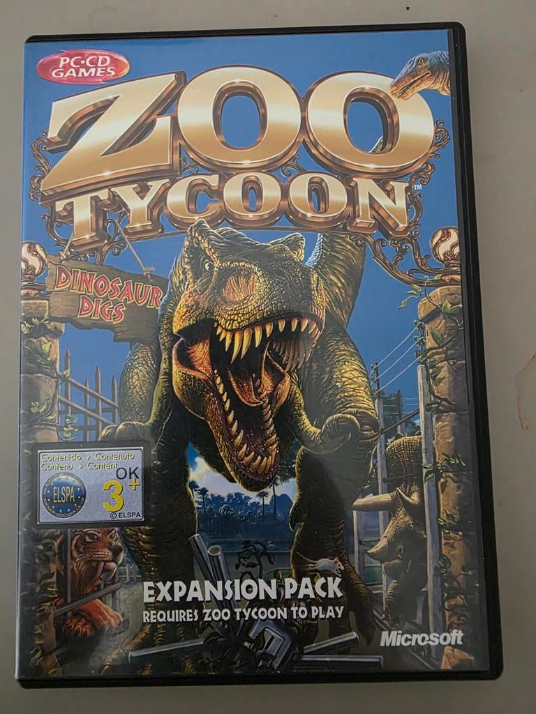 Pc game Zoo Tycoon dinosaur digs, Spelcomputers en Games, 1 speler, Ophalen of Verzenden, Zo goed als nieuw, Vanaf 3 jaar