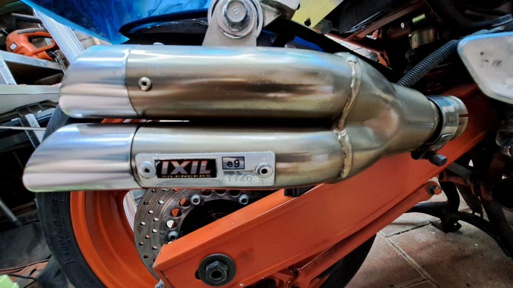 IXIL Hyperlow Slip-On Uitlaat met DB-Killers, Motoren, Onderdelen | Overige, Gebruikt, Ophalen of Verzenden