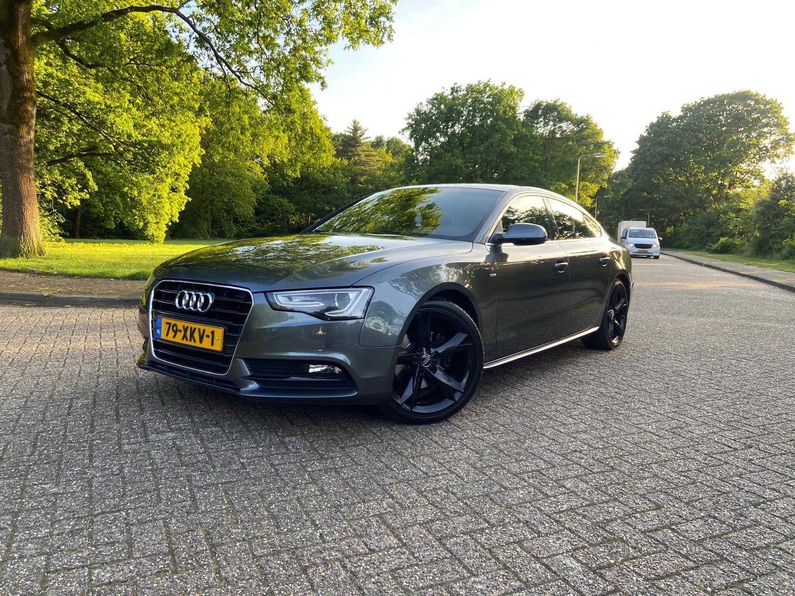 Audi A5 1.8 Tfsi 125KW Sportback M-tr 2012 Grijs, Auto's, Zwart, 4 cilinders, 4 stoelen, Origineel Nederlands