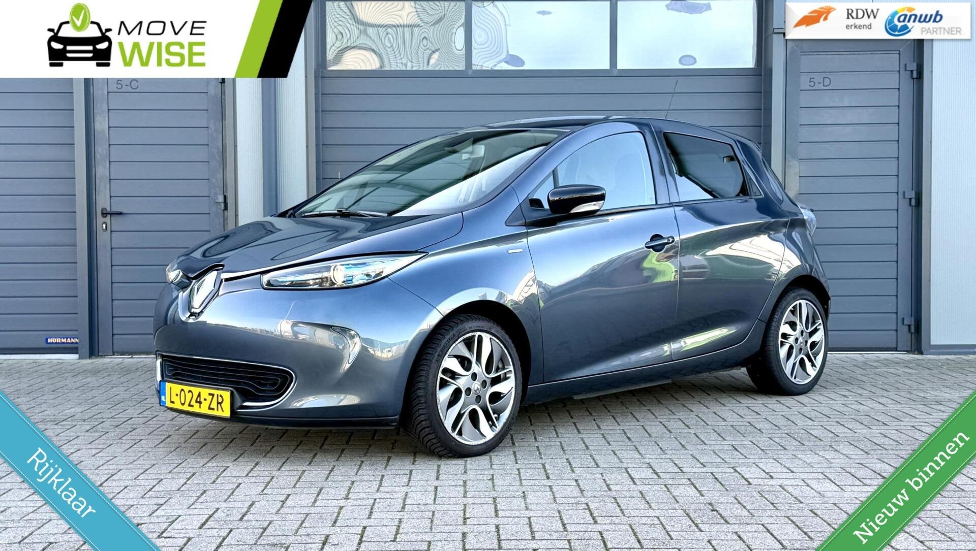 Renault Zoe R110 Limited 41 kWh | Elektrisch🔋 | Koop Accu, Auto's, Dealer onderhouden, Gebruikt, 41 kWh, Leder