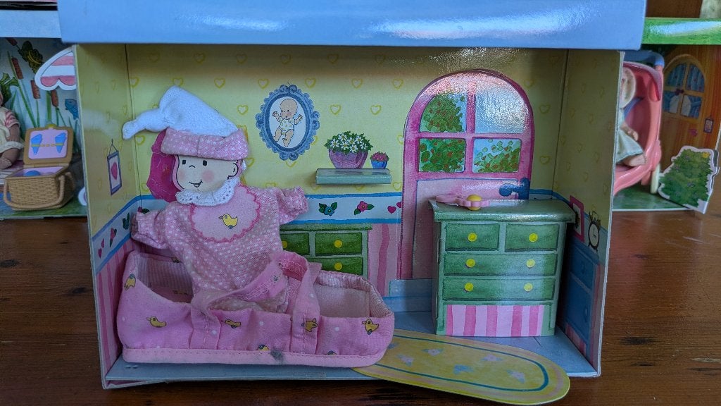 Mini Baby Born reiswieg, Ophalen of Verzenden, Zo goed als nieuw, Babypop
