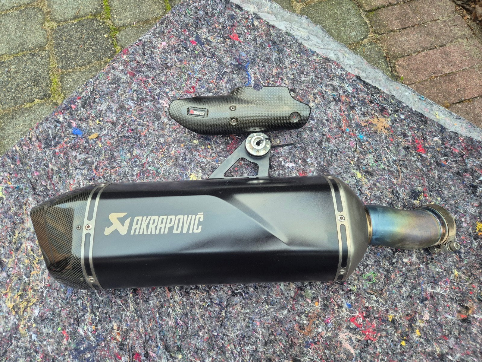 Akrapovic uitlaat BMW R1250 GS, Ophalen, Gebruikt