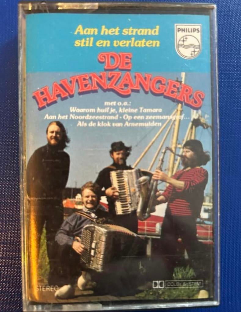 De Havenzangers Aan het strand stil en verlaten Cassette, Cd's en Dvd's, Cassettebandjes, Ophalen of Verzenden, Gebruikt, Nederlandstalig