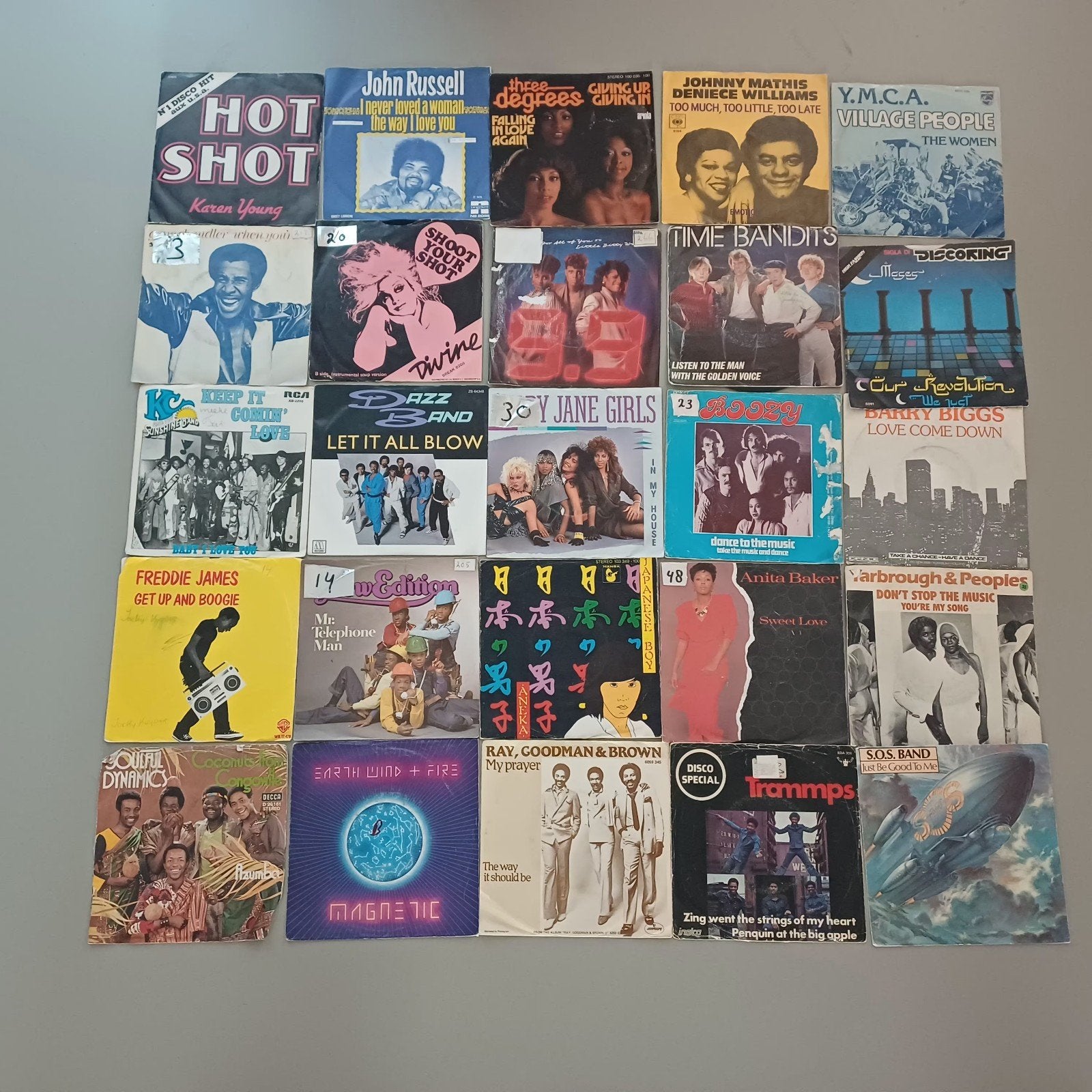 disco singels, Cd's en Dvd's, Vinyl Singles, Ophalen of Verzenden, Gebruikt