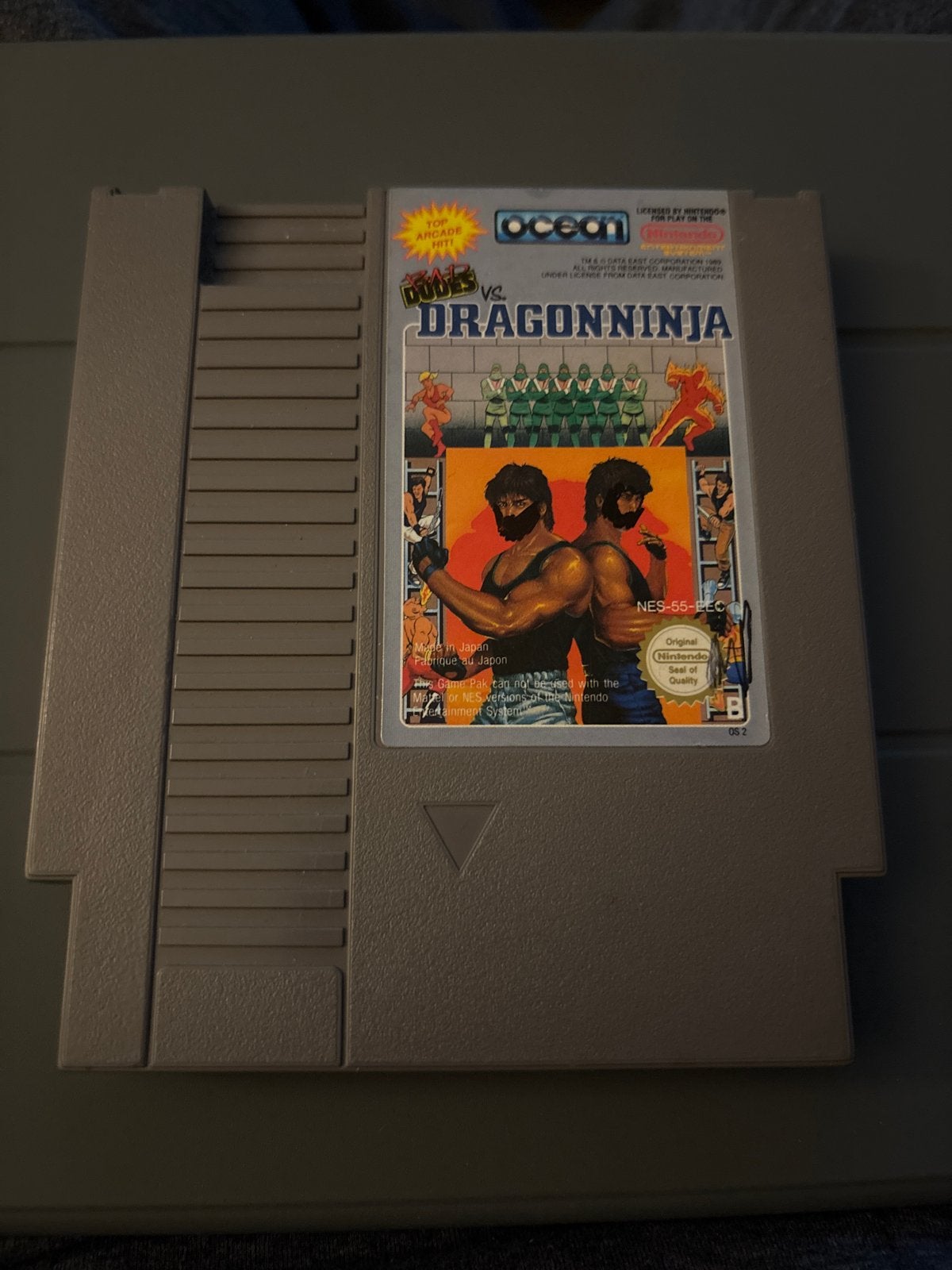 Bad Dudes vs. DragonNinja NES (PAL) - Klassieke Actiegame, Avontuur en Actie, Gebruikt, 2 spelers, Eén computer