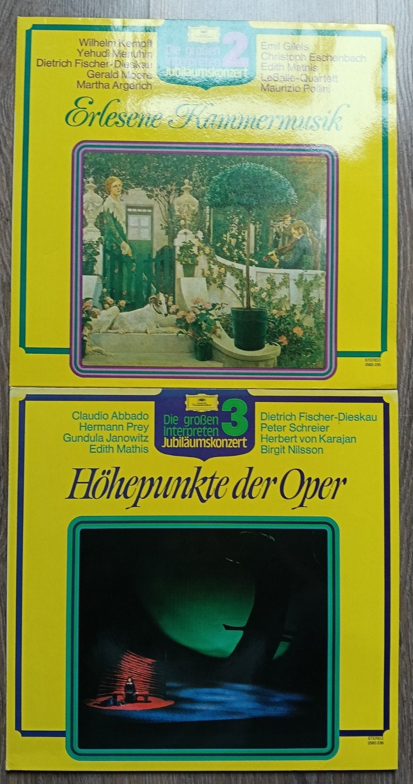 Die Großen Interpreten 2 & 3- Jubiläumskonzerte, Ophalen of Verzenden, Zo goed als nieuw, Overige formaten, Opera of Operette