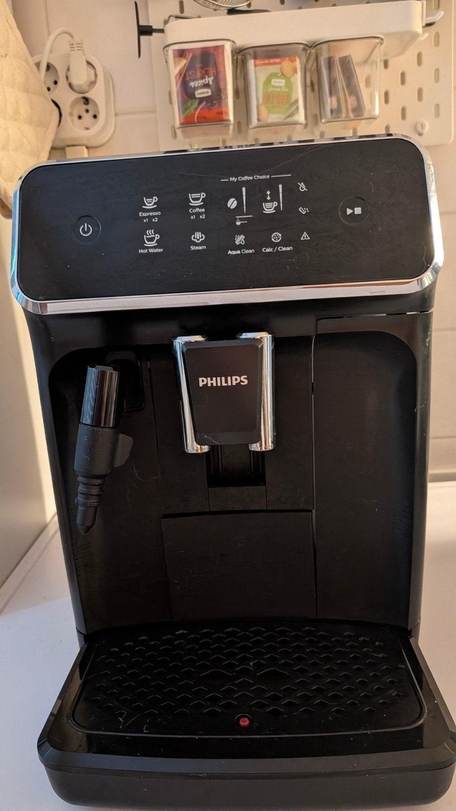 Philips volautomatische espressomachine - Zwart, Ophalen, Gebruikt
