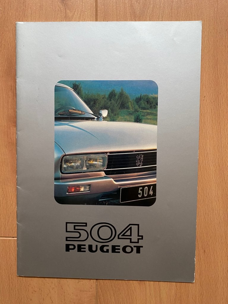 Peugeot 504 Coupé en Cabriolet - Pininfarina - Modejaar 1981, Gelezen, Ophalen of Verzenden, Peugeot, Peugeot - Pininfarina