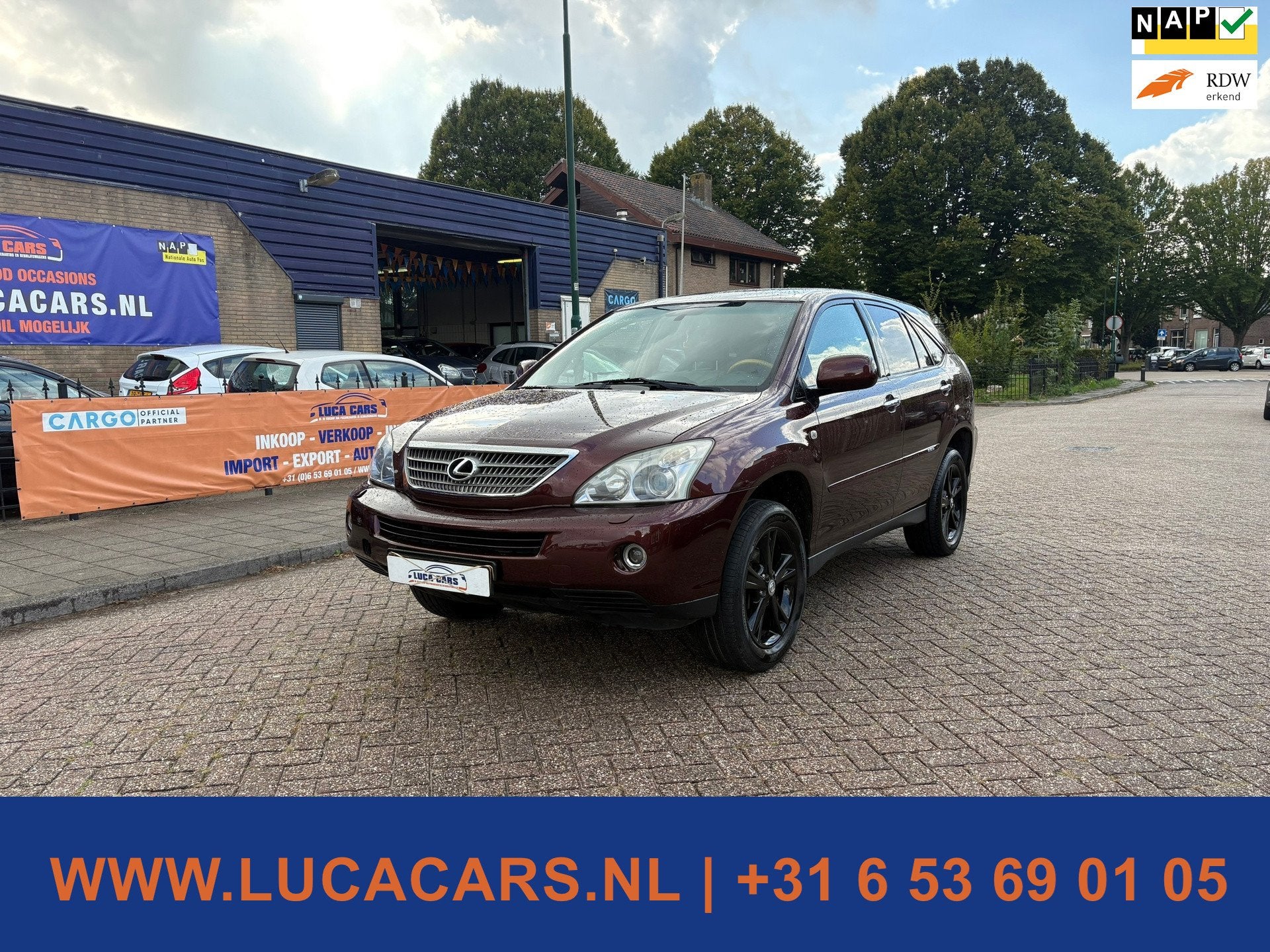 Lexus RX 400h Executive TREKHAAK 2X SLEUTEL + BOEKJES !, Auto's, Automaat, 3311 cc, Gebruikt, Bedrijf