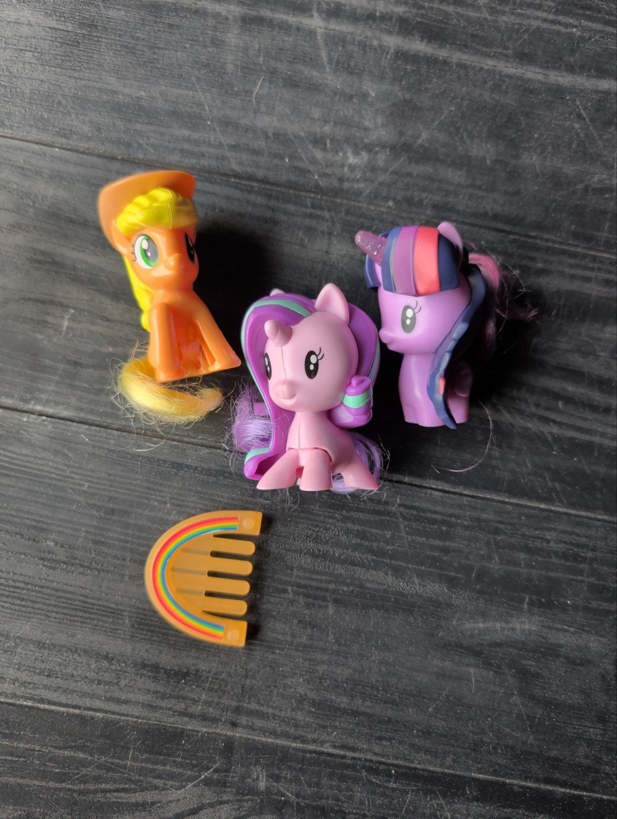 My Little Pony figuren set met kam, Kinderen en Baby's, Ophalen, Gebruikt, Jongen of Meisje