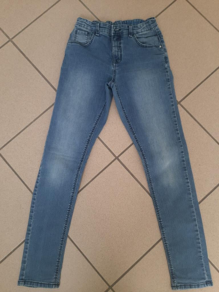 Mooie spijkerbroek van de Hema maat 164 my regular fit, Broek, Ophalen of Verzenden, Zo goed als nieuw, Hema