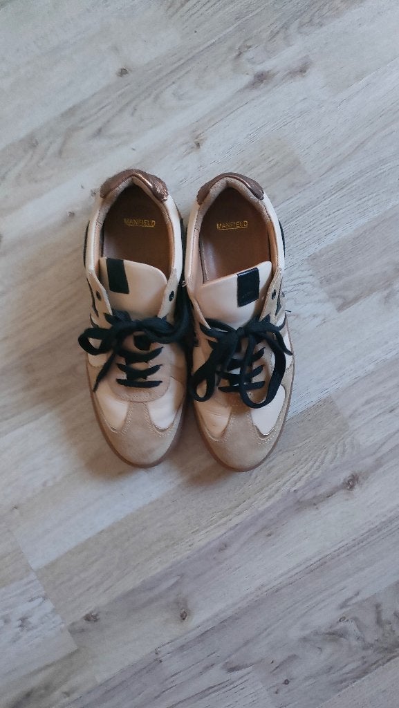 Schoenen dames Mexx goud/ecru, Mexx, Beige, Ophalen of Verzenden, Sneakers of Gympen