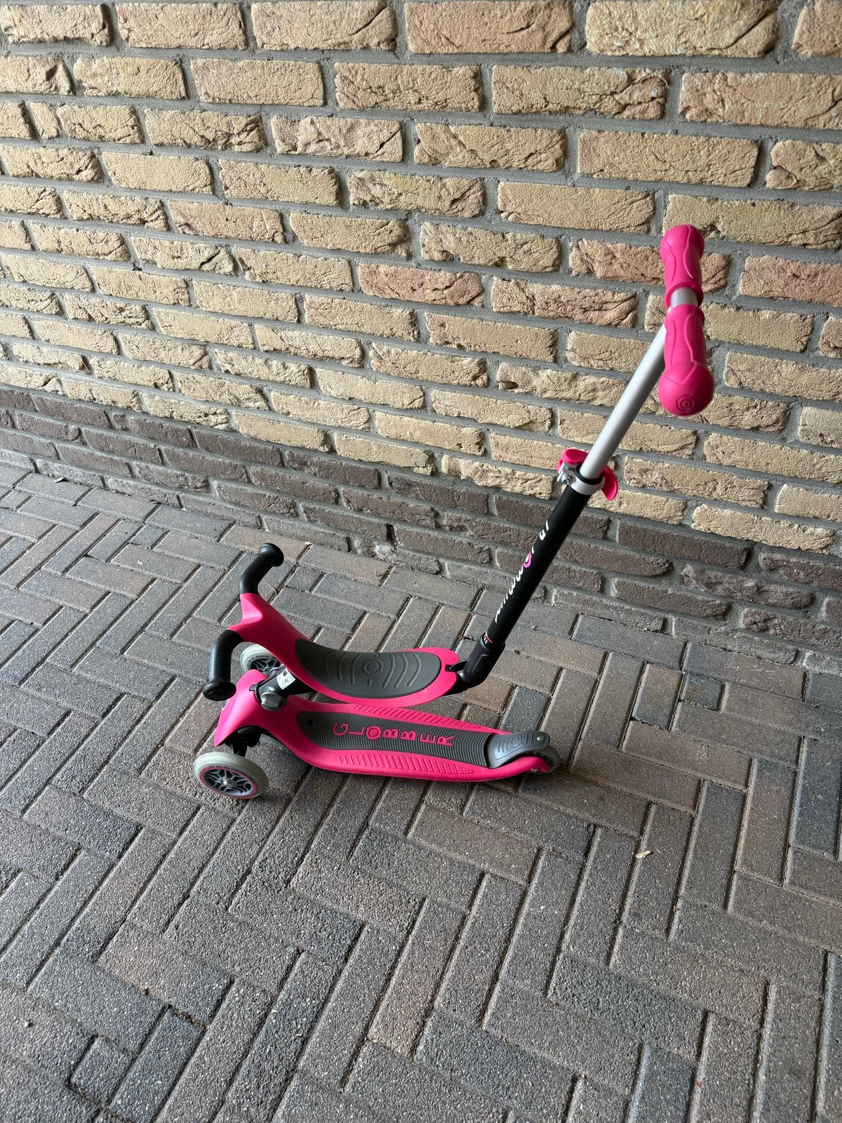 Globber 3-in-1 step roze - Goede staat, Fietsen en Brommers, Steps, Ophalen, Zo goed als nieuw, Gewone step