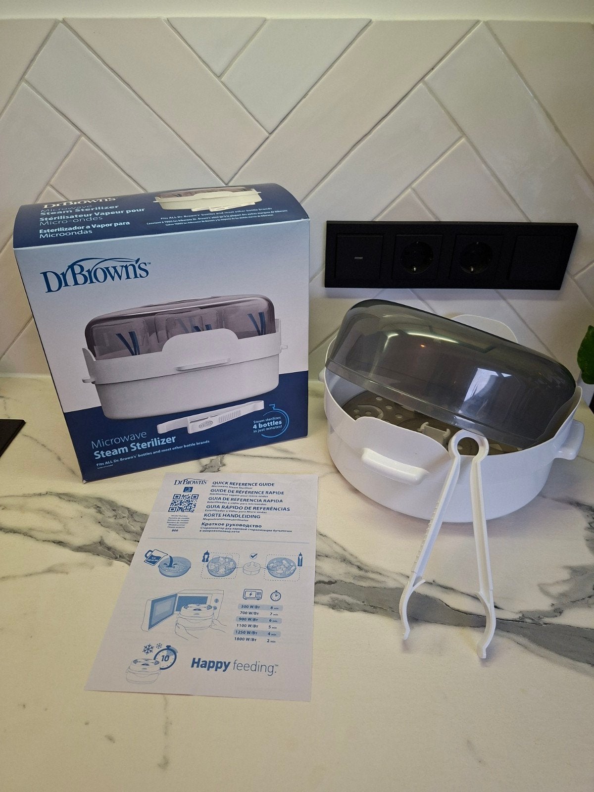Dr. Brown's magnetron sterilisator, Ophalen of Verzenden, Zo goed als nieuw, Sterilisator