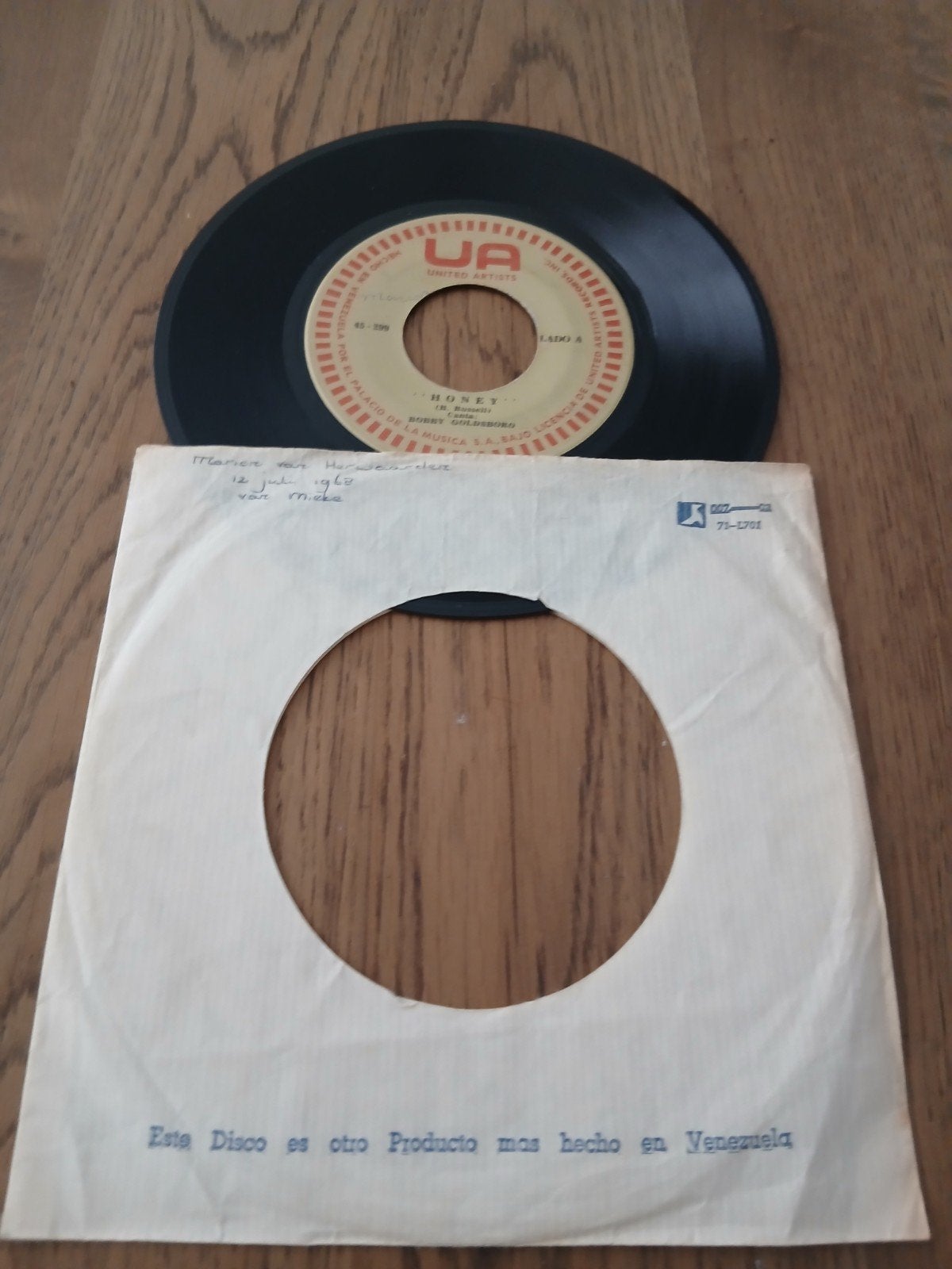 VINYL SINGLE   BOBBY GOLDSBORO  1968, Verzenden, Zo goed als nieuw, Pop
