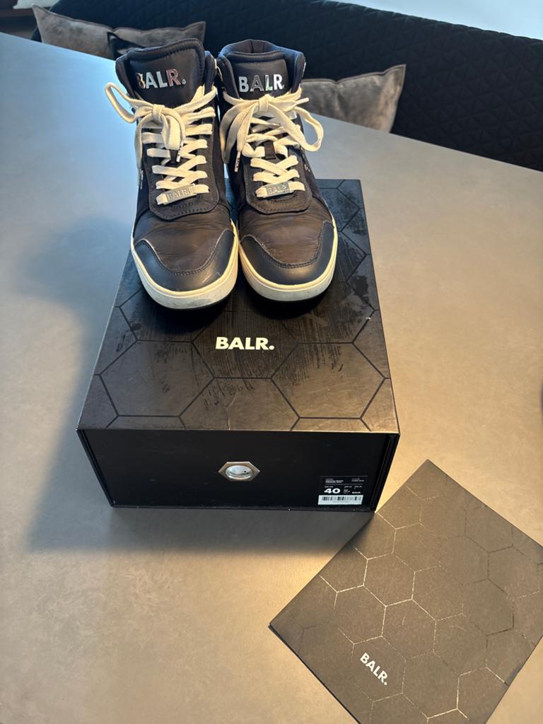 BALR. High-top sneakers - Maat 40, Kleding | Heren, Schoenen, Ophalen of Verzenden, Zo goed als nieuw, Blauw, Sneakers of Gympen