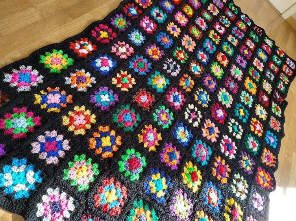 granny square deken, Kinderen en Baby's, Dekens, Slaapzakjes en Inbakerproducten, Nieuw, Deken, 100 cm of meer, Verzenden
