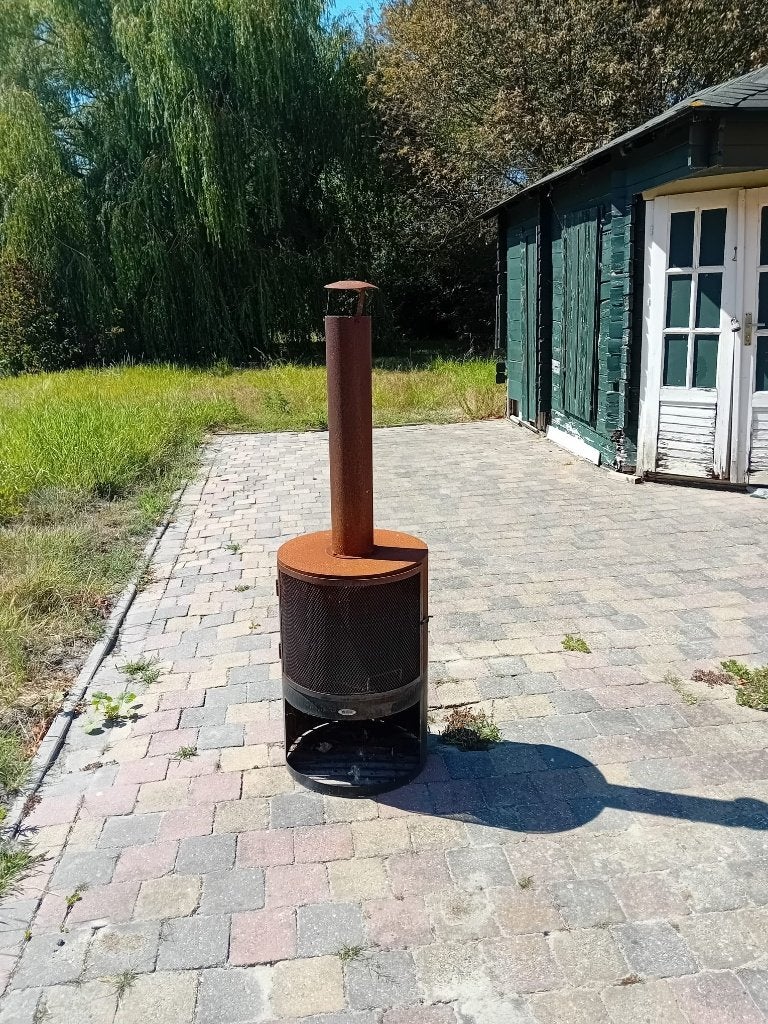 Buitenkachel, Tuin en Terras, Ophalen, Gebruikt