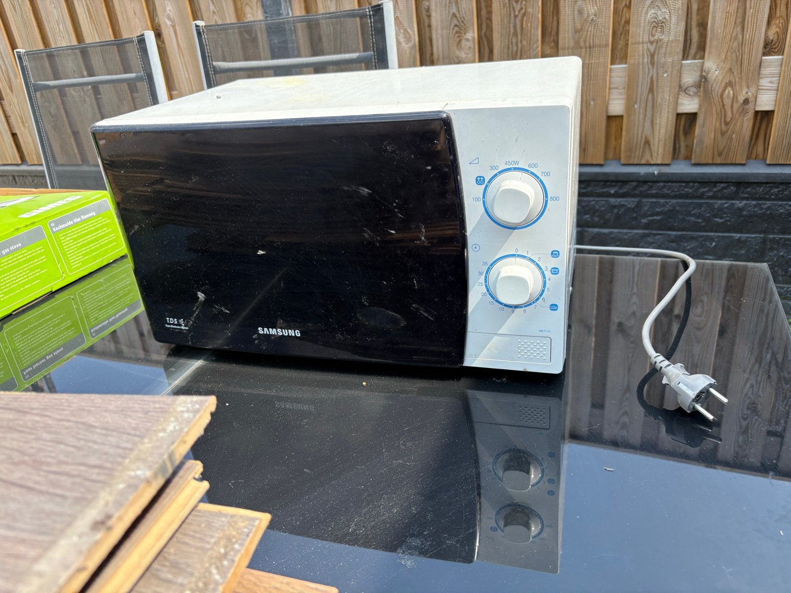 Samsung Magnetron - Wit/Zwart - Gebruikt, Witgoed en Apparatuur, Magnetrons, Ophalen, Gebruikt, Grill, Magnetron