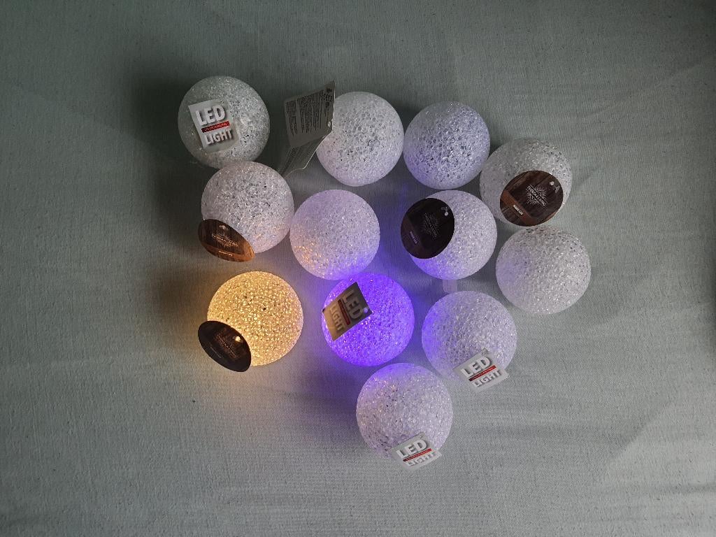 Led lampjes licht bollen, Diversen, Kerst, Ophalen of Verzenden, Nieuw