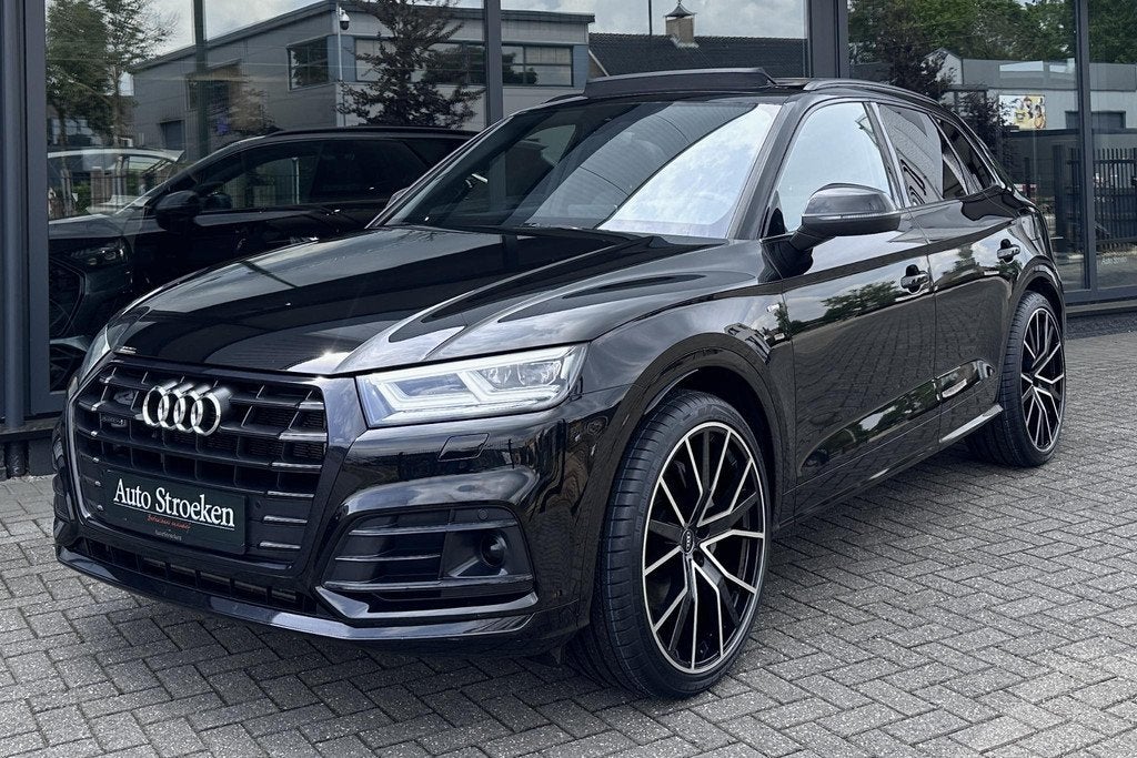 Audi Q5 55 TFSIe S-Line RS Leder Panorama Lucht Matrix B&O, Auto's, Audi, Automaat, 14 kWh, Gebruikt, 4 cilinders