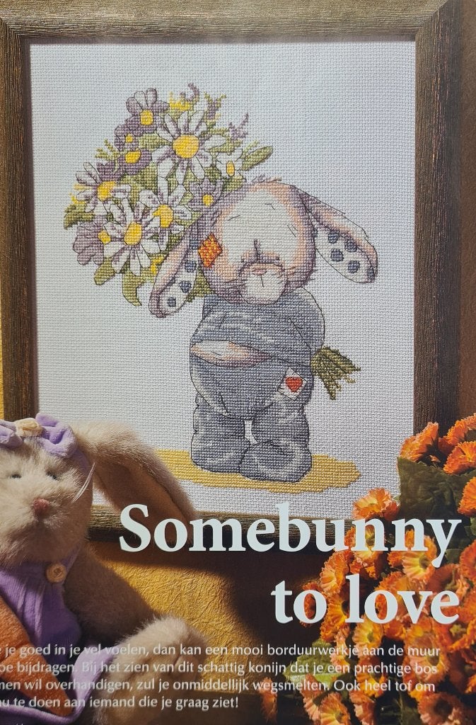 Somebunny konijn + Jack Russell 2 borduurpatronen, Ophalen, Nieuw, Handborduren, Patroon