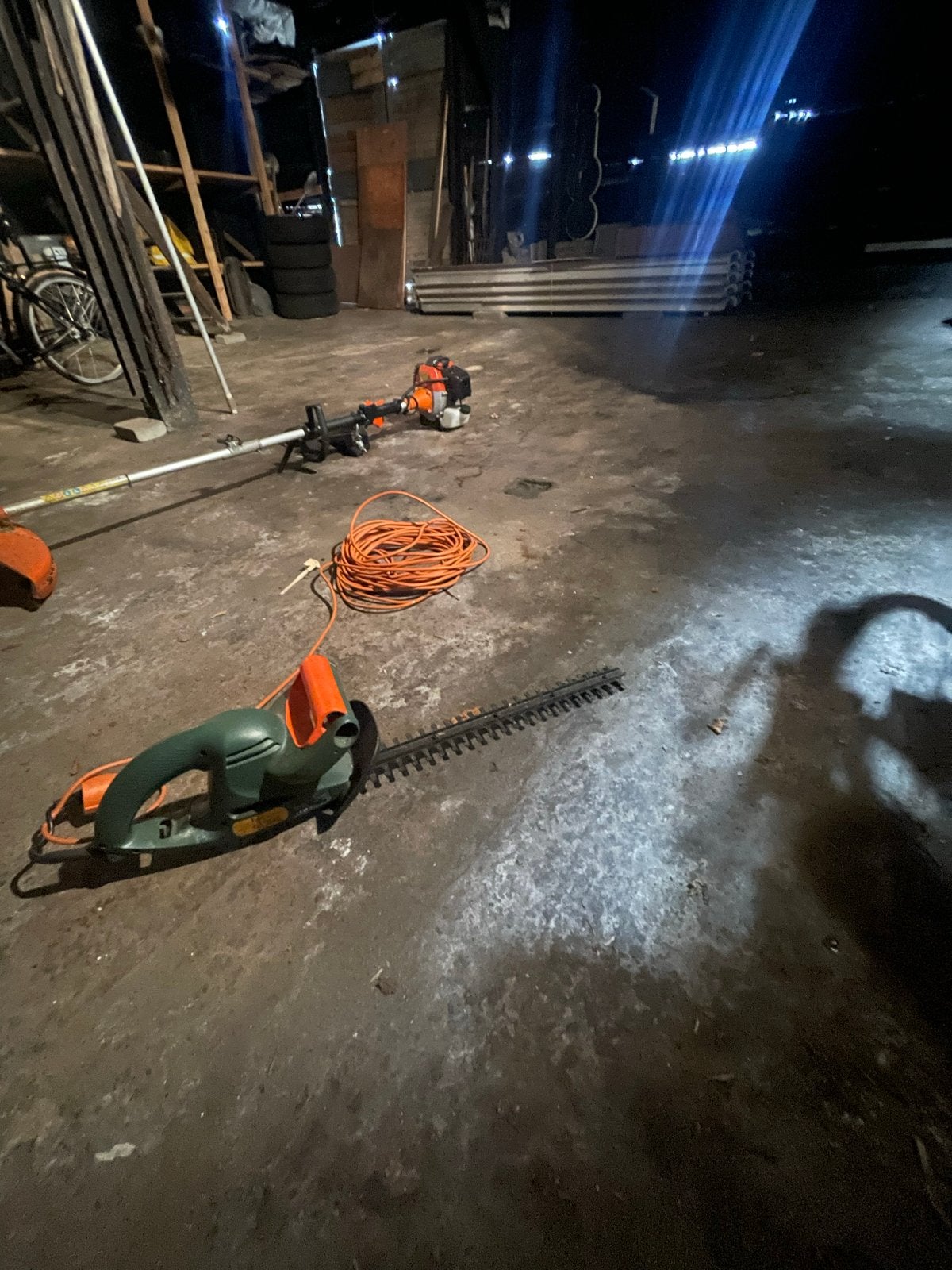 Elektrische heggenschaar met snoer, Ophalen, Gebruikt, Elektrisch