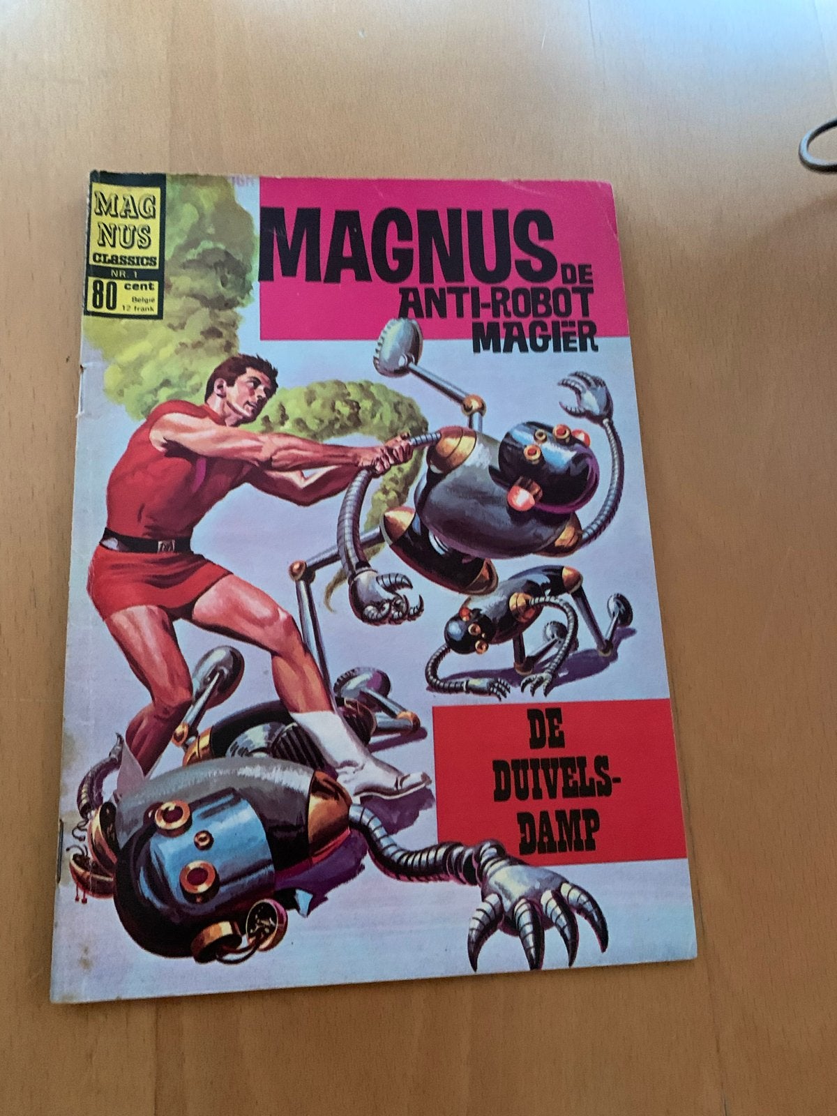 Magnus de Anti-Robot Magier - De Duivels-Damp (Nr. 1), Eén stripboek, Ophalen of Verzenden, Gelezen