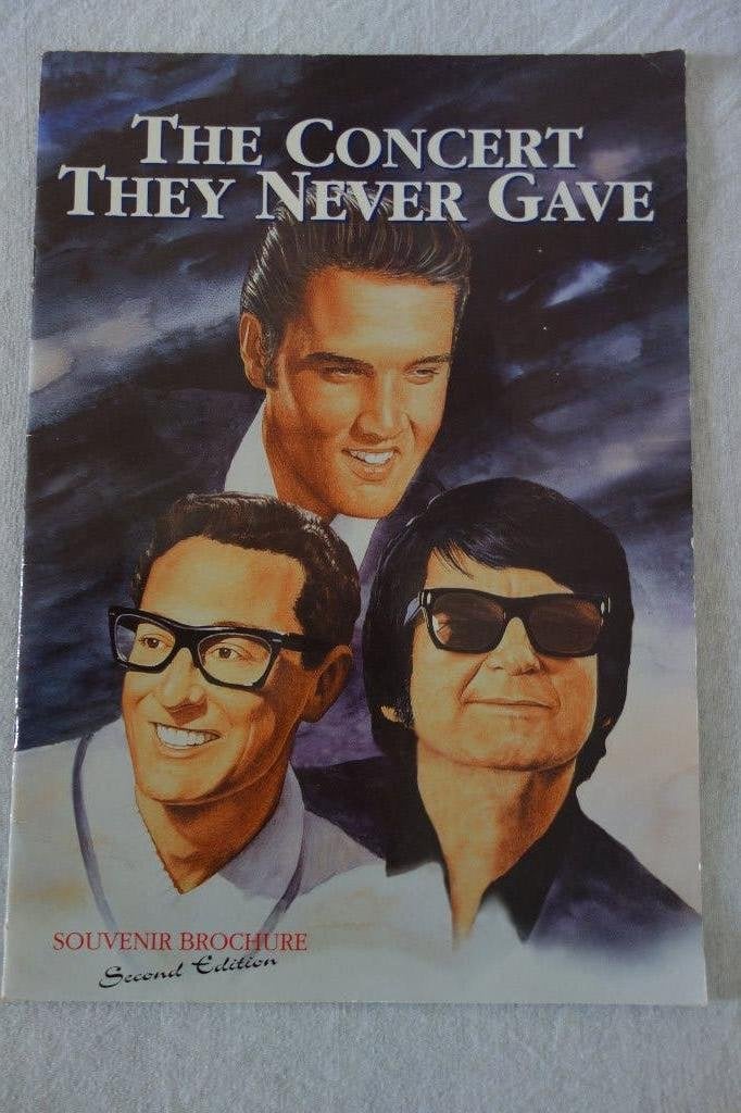 Programmaboek 1995 tour Elvis-Buddy-Roy, Verzamelen, Ophalen of Verzenden, Zo goed als nieuw, Boek, Tijdschrift of Artikel