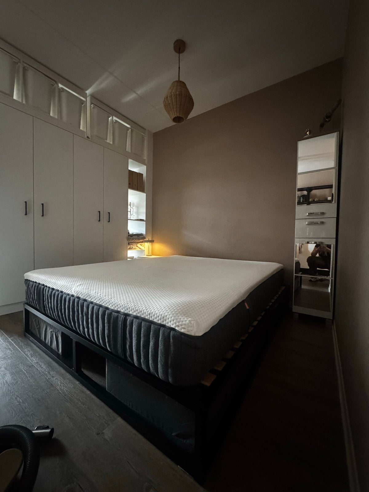 Emma metalen bed 160x200 met matras - Zo goed als nieuw, Ophalen, Tweepersoons, Zo goed als nieuw, 200 cm