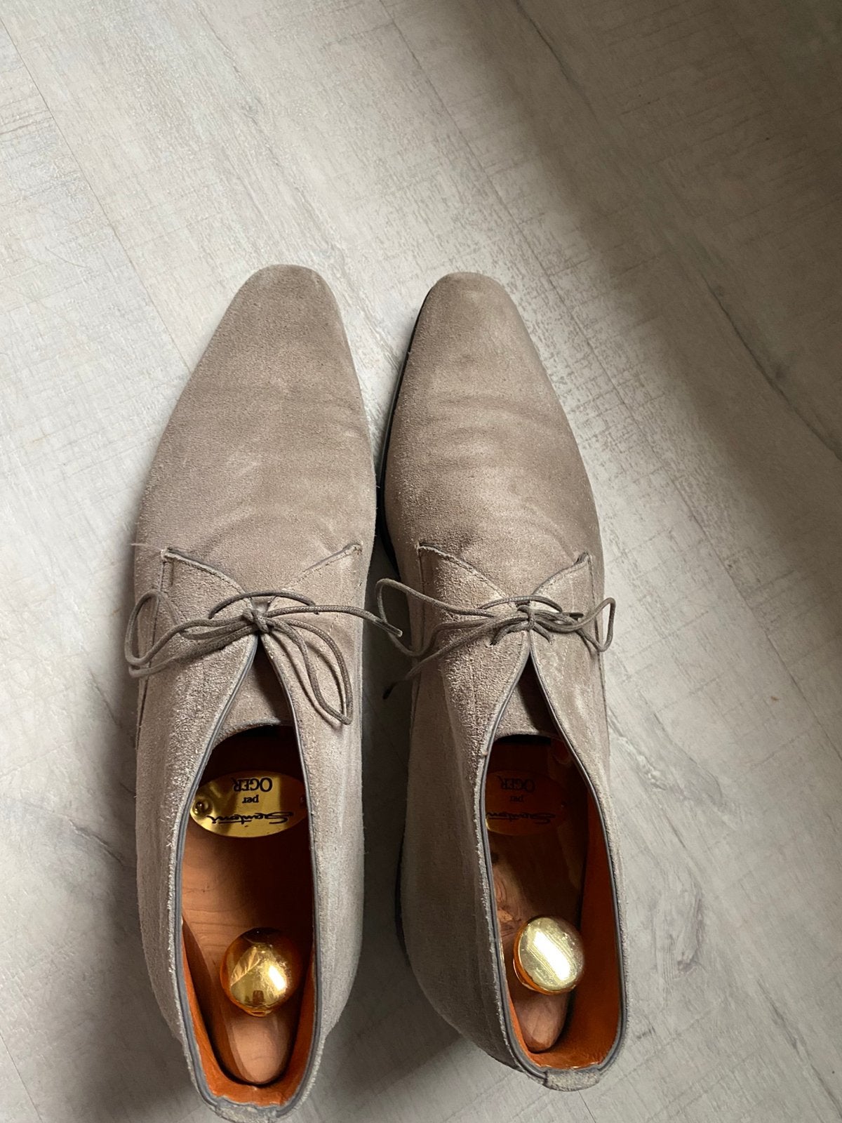 Santoni nette werkschoen heren, Verzenden, Gedragen, Overige kleuren, Werkschoenen