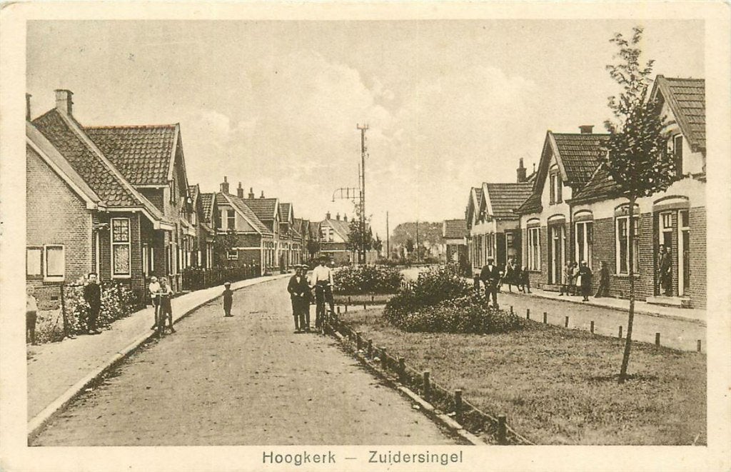 378-334-049 Hoogkerk Zuidersingel, Verzamelen, Ansichtkaarten | Nederland, Verzenden, Voor 1920, Groningen