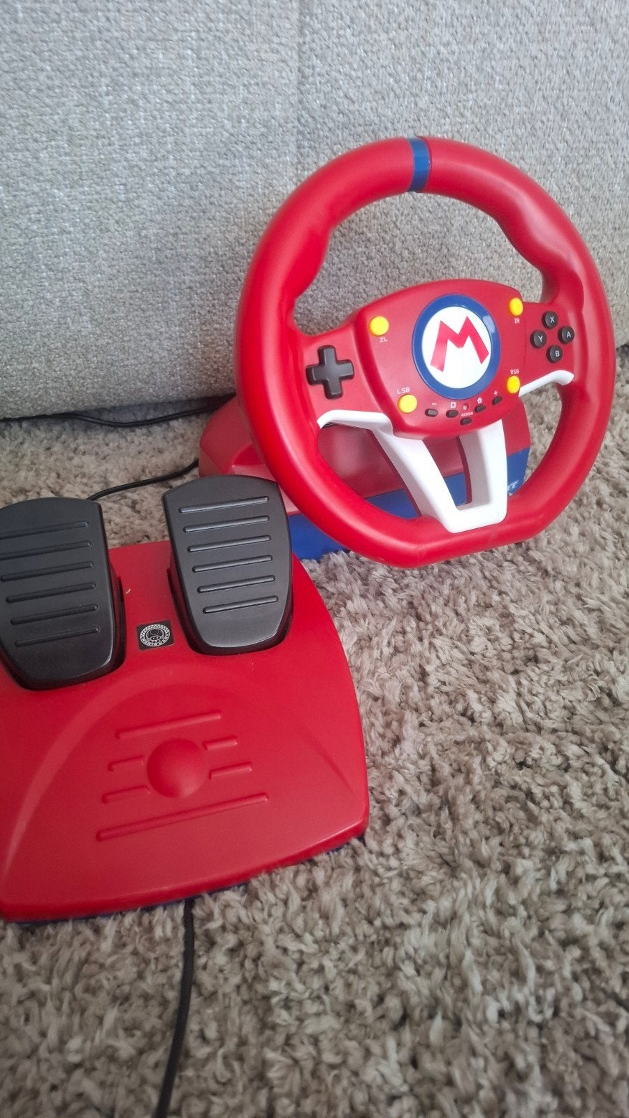 Mario Kart Stuur en Pedalen Set voor Nintendo Switch, Ophalen of Verzenden, Zo goed als nieuw, Switch, Stuurtje of Sportattribuut