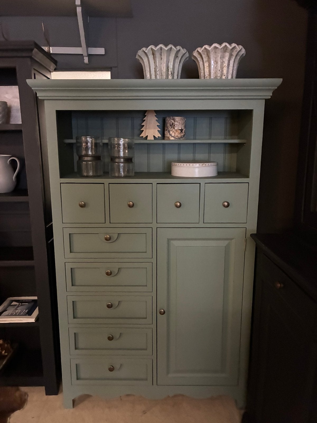 Brocante kast Toulouse, 50 tot 70 cm, 105 cm of meer, Ophalen of Verzenden, 100 cm of meer