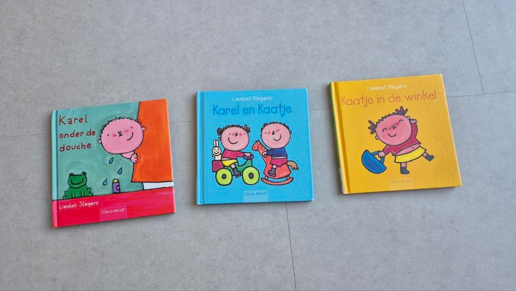 Karel en Kaatje boeken - 3 stuks in zeer goede staat, Fictie algemeen, Ophalen of Verzenden, Zo goed als nieuw, Voorleesboek