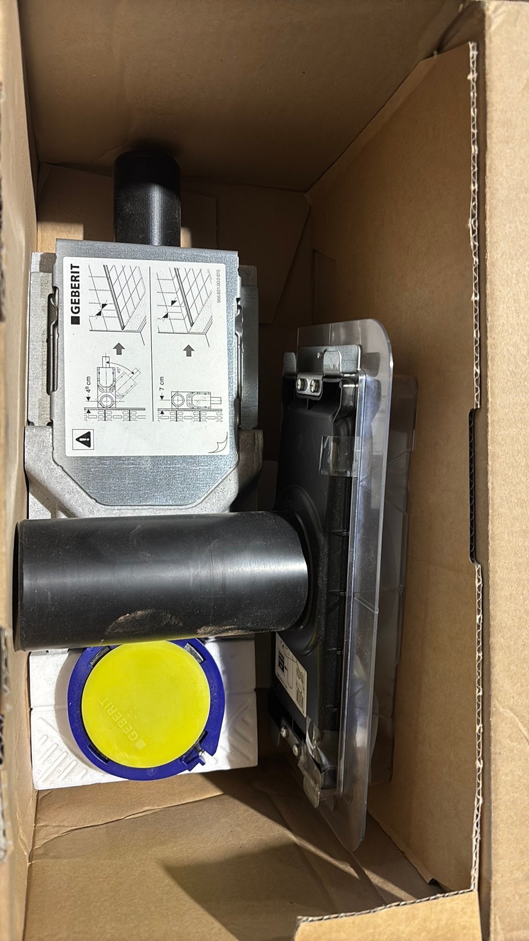 Geberit cleanline instalatie set, Doe-het-zelf en Verbouw, Ophalen of Verzenden, Zo goed als nieuw, Minder dan 50 watt