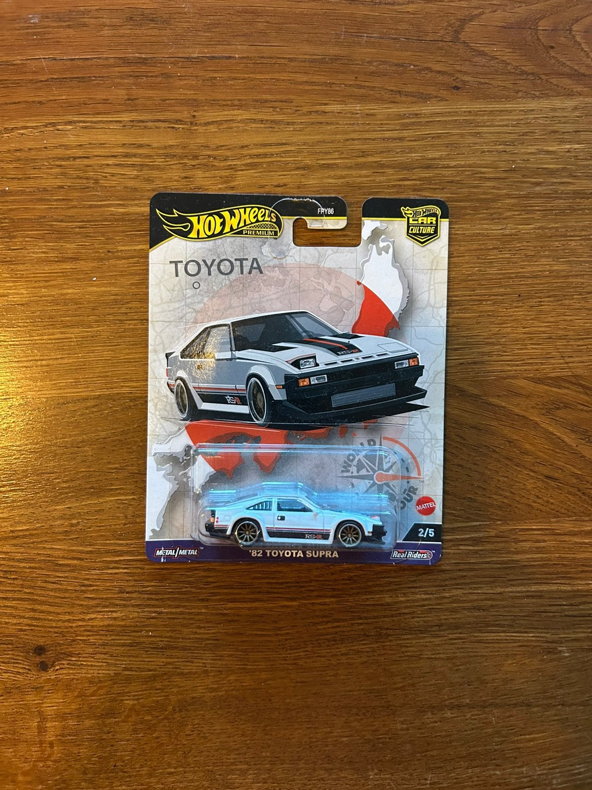 HotWheels Premium Toyota Supra ‘82, Verzenden, Zo goed als nieuw, Auto