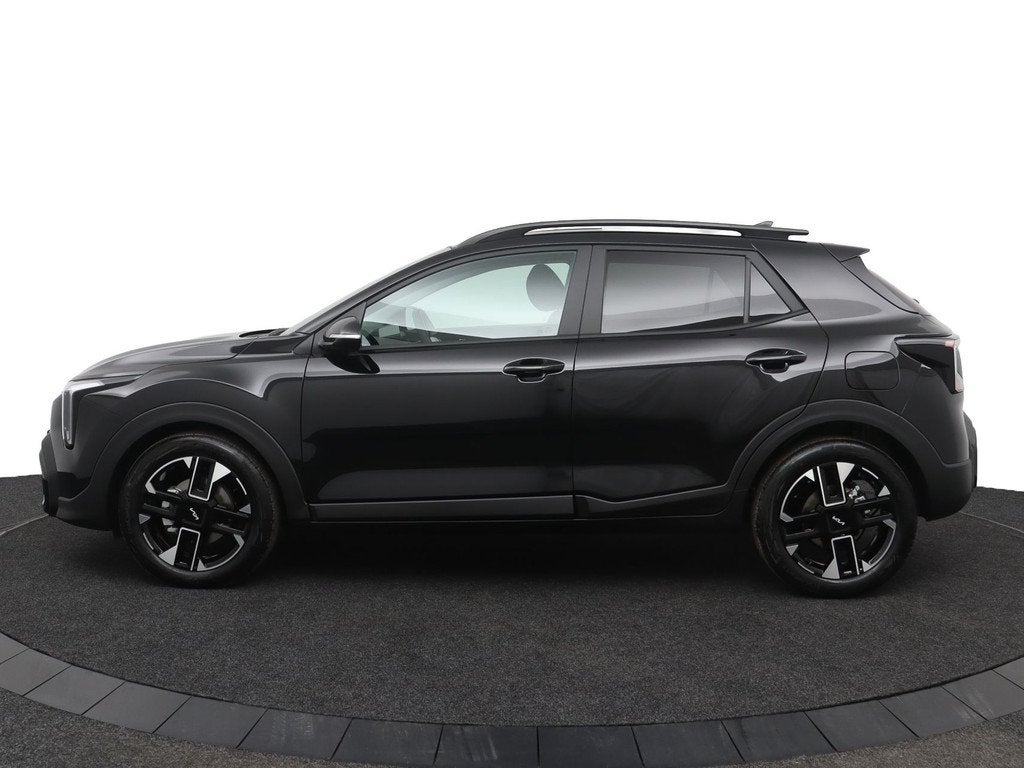 Kia Stonic 1.0 T-GDi MHEV GT-Line Automaat - Prijs incl inru, Auto's, Kia, 12 maanden, Automatische klimaatregeling, Zwart, Zwart