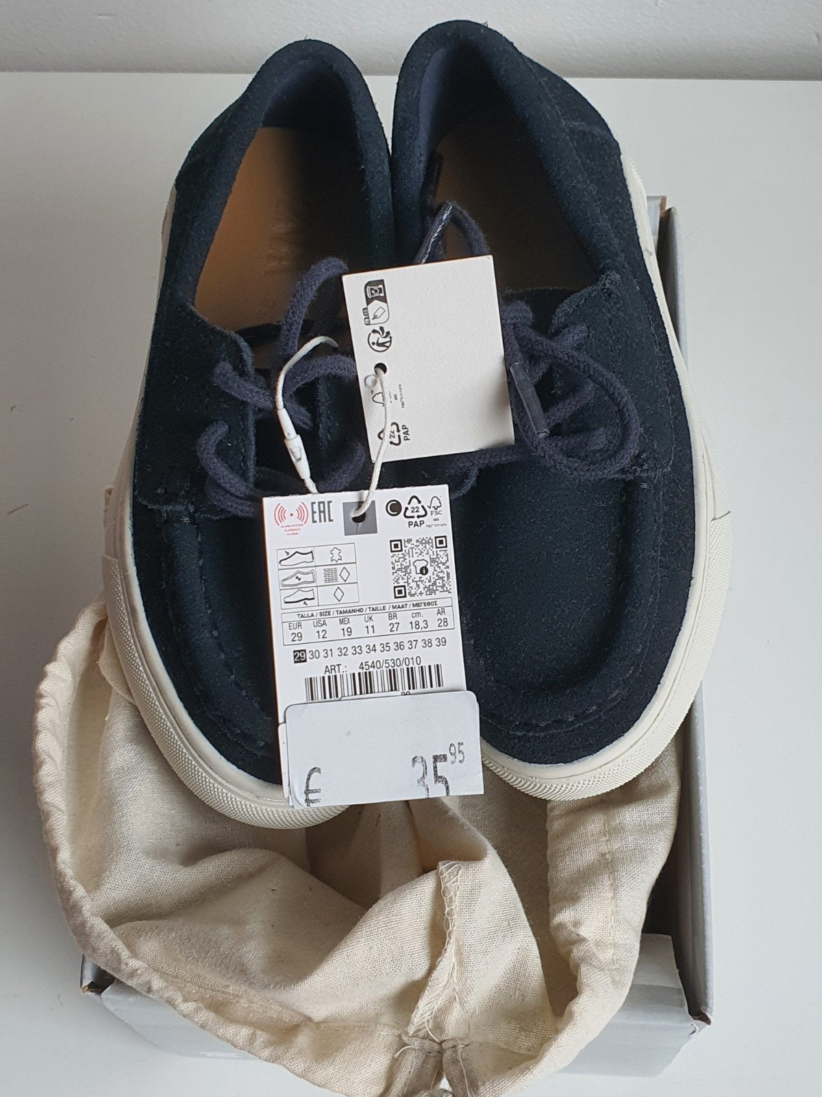 Nieuwe donkerblauwe instappers - Maat 29, Ophalen, Nieuw, Blauw, Instappers