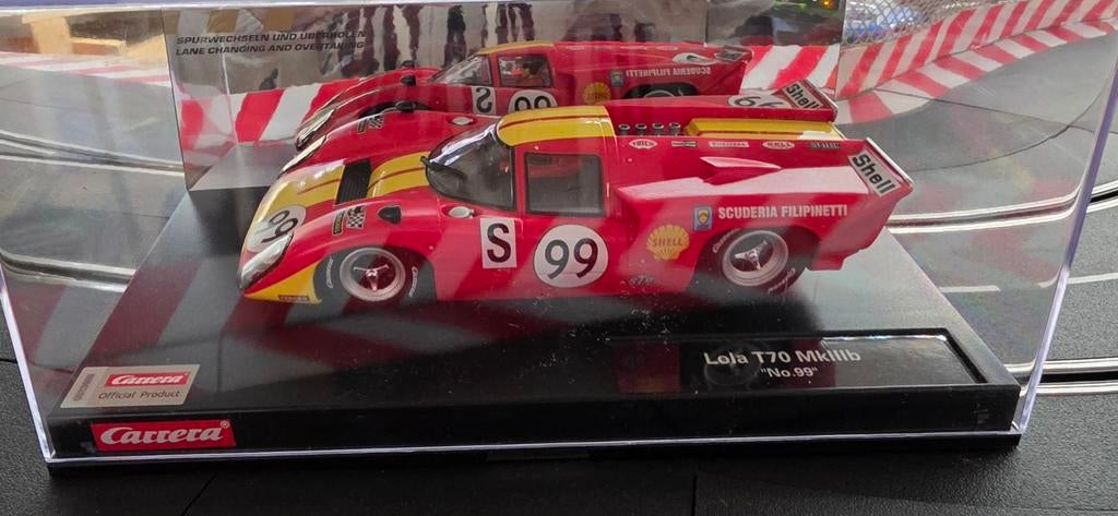 Carrera Lola T70 MkIIIb "No.99" Slotrace Auto, Overige merken, Auto, 1:32 tot 1:50, Nieuw