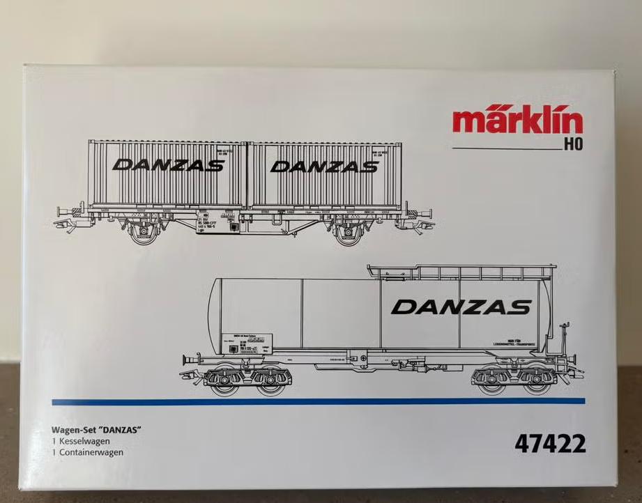 Marklin H0 47422 - 2-delige wagen-set in ovp, Wisselstroom, Ophalen of Verzenden, Märklin, Nieuw