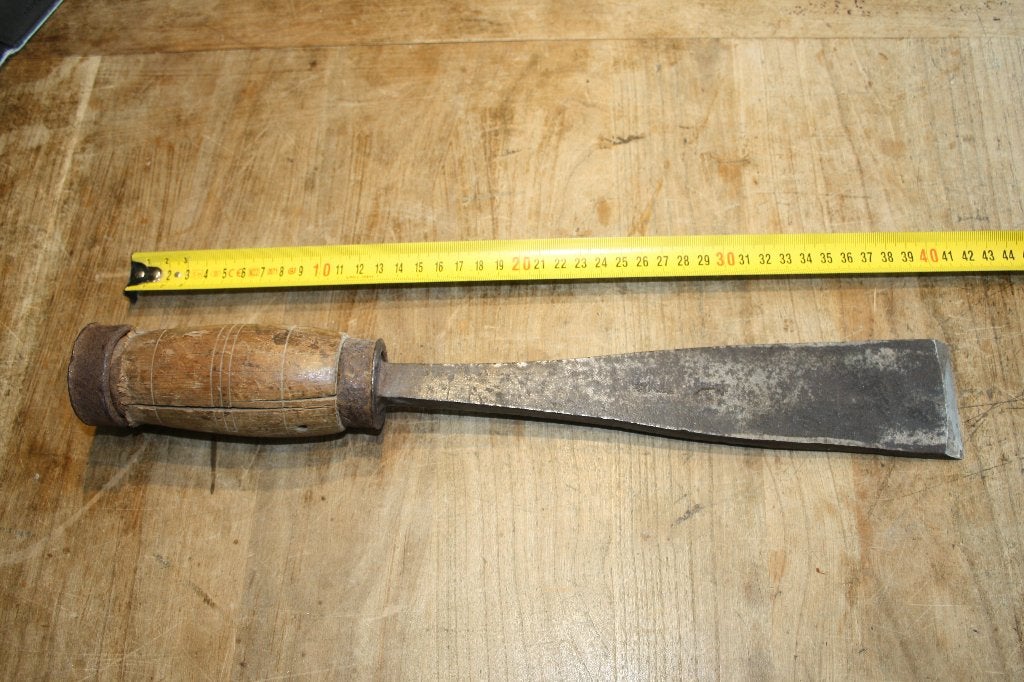 Beitel, molenmakershakbeitel, hakbeitel 60mm, Antiek en Kunst, Ophalen of Verzenden