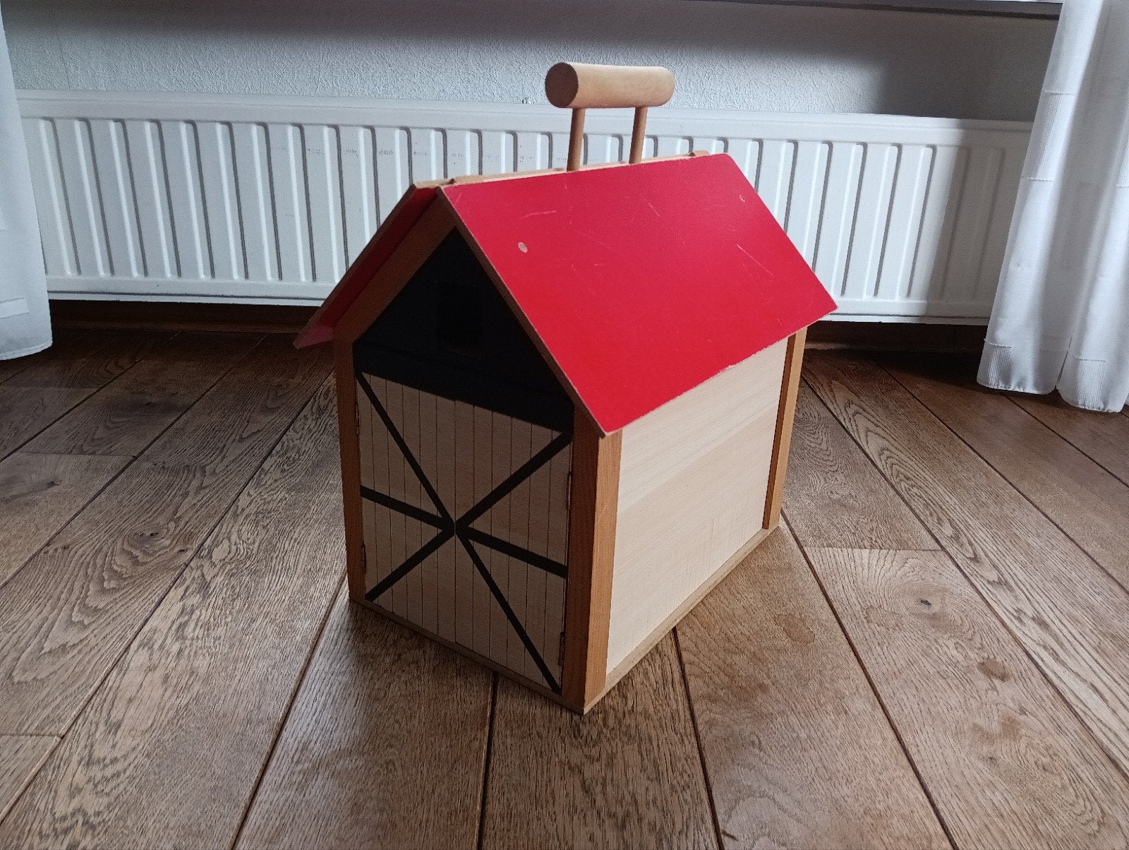Kids Globe Houten Boerenschuur voor Bruder 1/16, Ophalen, Gebruikt