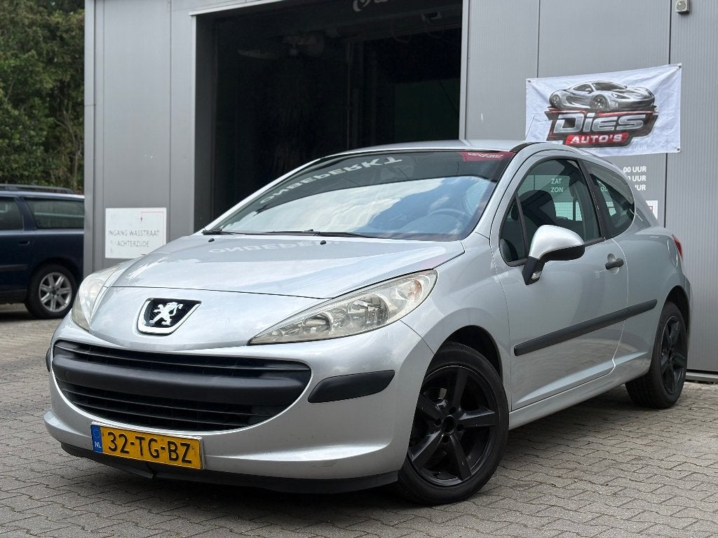 Peugeot 207 1.4 16V 3DRS 2006 Grijs, Auto's, Voorwielaandrijving, Stof, Zwart, 4 cilinders