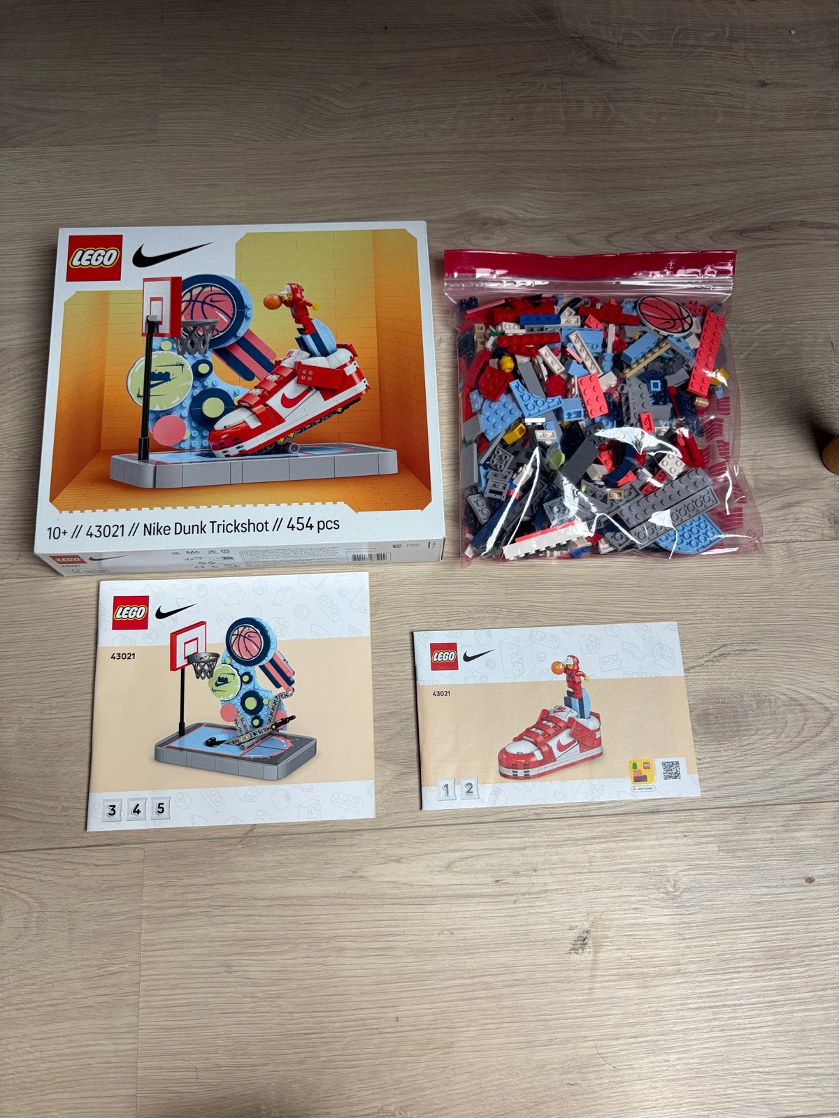 Lego 43021 Nike Dunk Trickshot - Zo goed als nieuw, Overige thema's, Lego, Ophalen of Verzenden, Zo goed als nieuw