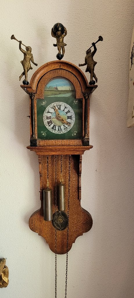 Antiek Miniatuur Staartklokje, Antiek en Kunst, Antiek | Klokken, Ophalen