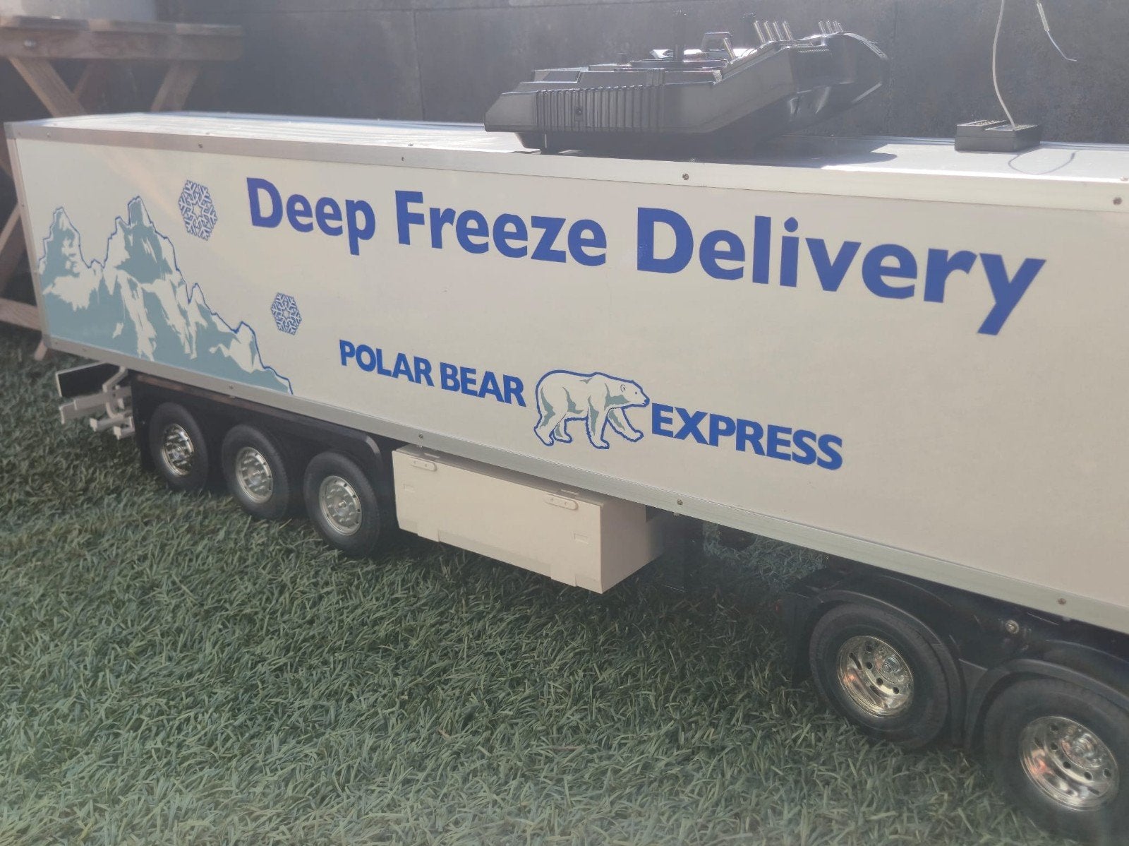 Tamiya truck 1/14 Reefer Trailer Koeltrailer, Hobby en Vrije tijd, Ophalen of Verzenden, Groter dan 1:32, Tamiya