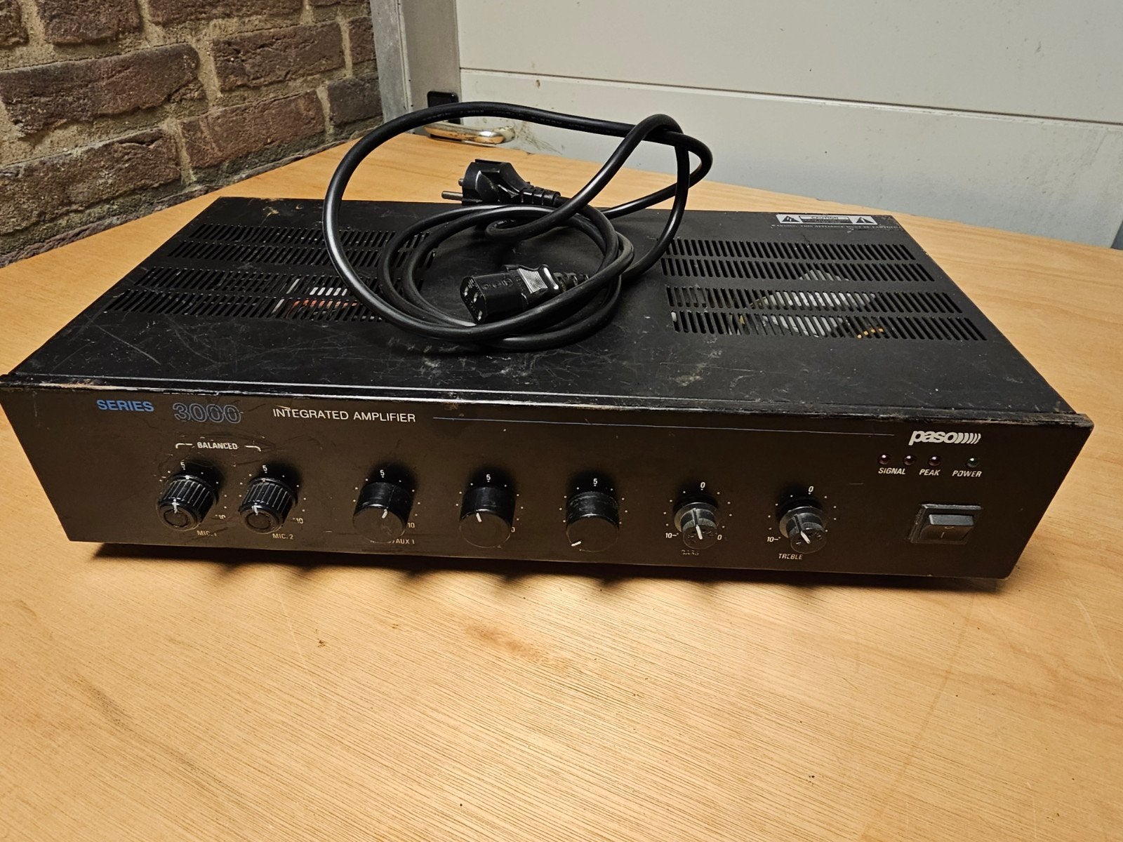 PASO AX 3030 professionele PA versterker 30W – Series 3000, Ophalen of Verzenden, 120 watt of meer, Overige merken